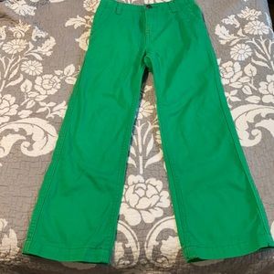 Boys Size 7 Kelly Green Chinos